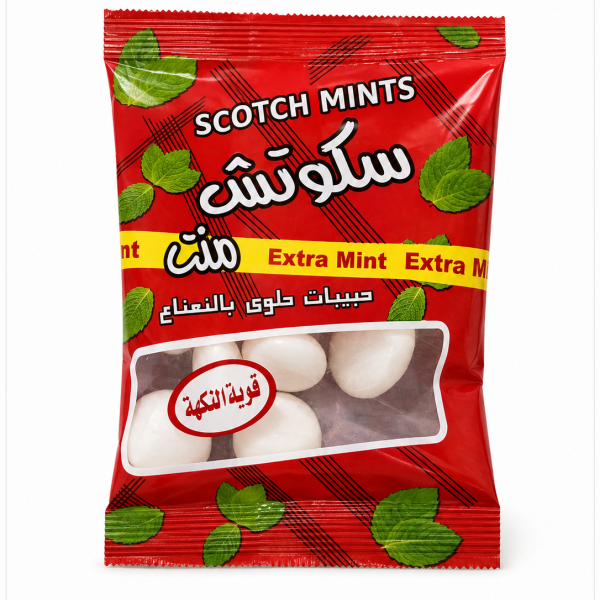 سكوتش منت حلوي جافة بالنعناع 24 * 15 جم